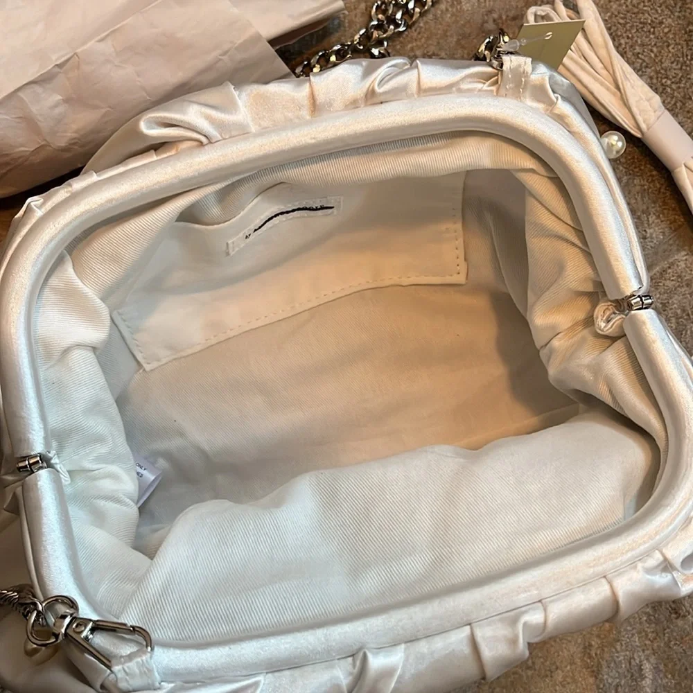 Anthropologie The Frankie Clutch: Pearl Edition NWT